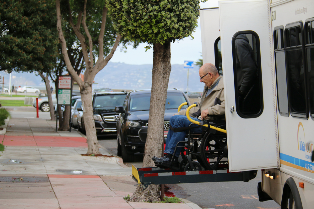 transport an elderly patient